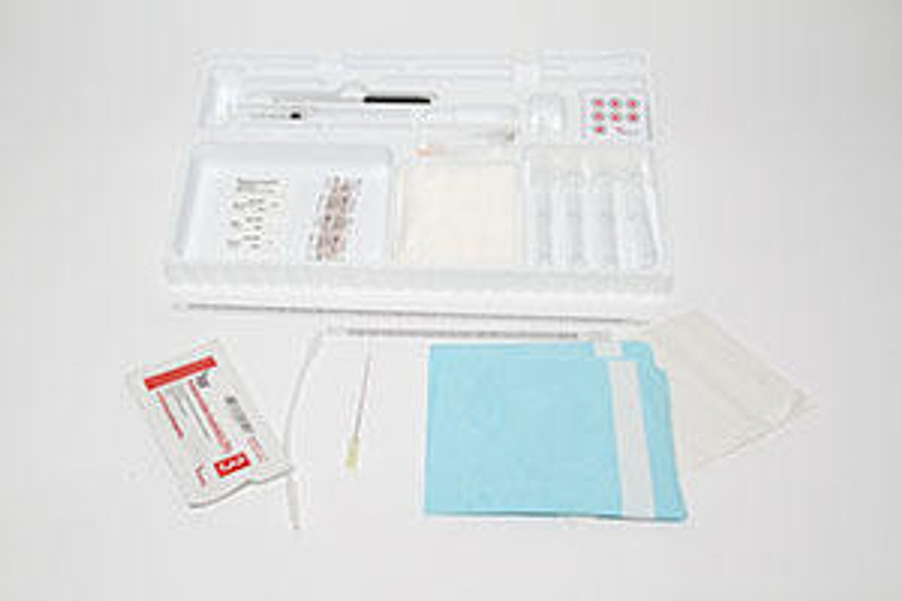 32-Piece Safety Lumbar Puncture Tray with Spinal Needle, 22G x 3.5", 1% Lidocaine Ampule, 10/cs (Continental US Only)