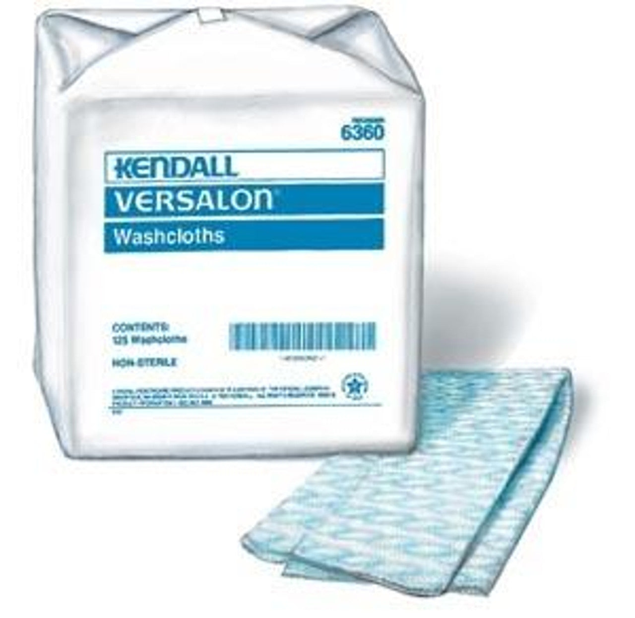 Washcloth, Apertured Finish, White, 10" x 13", 50/bg, 15 bg/cs (Continental US Only)