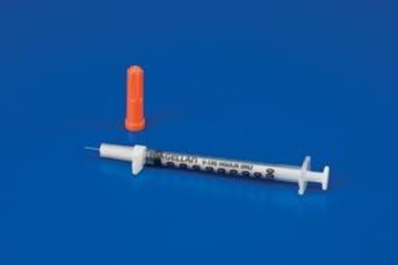 Insulin Safety Syringe, 1mL, 30G x 5/16", 50/bx, 10 bx/cs (Continental US Only)