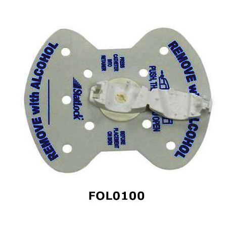 Stabilization Device, Foley, Foam Anchor Pad, Perspiration Holes, for Silicone Catheters, Adult, 25/cs (US Only)