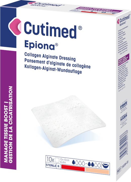 Collagen Wound Dressing, 2" x 2", 10/bx (Continental US Only)