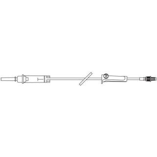 IV Fat Emulsion Administration Set, Non-Vented Spike, Male Luer Lock Adapter with Retractable Collar, 10 drops/ml, 86" Length, Non-Pyrogenic, Non-DEHP, Sterile Fluid Path, 48/cs (Rx) (Continental US Only) (Product Access Restricted. Check with your sales rep to verify eligibility)