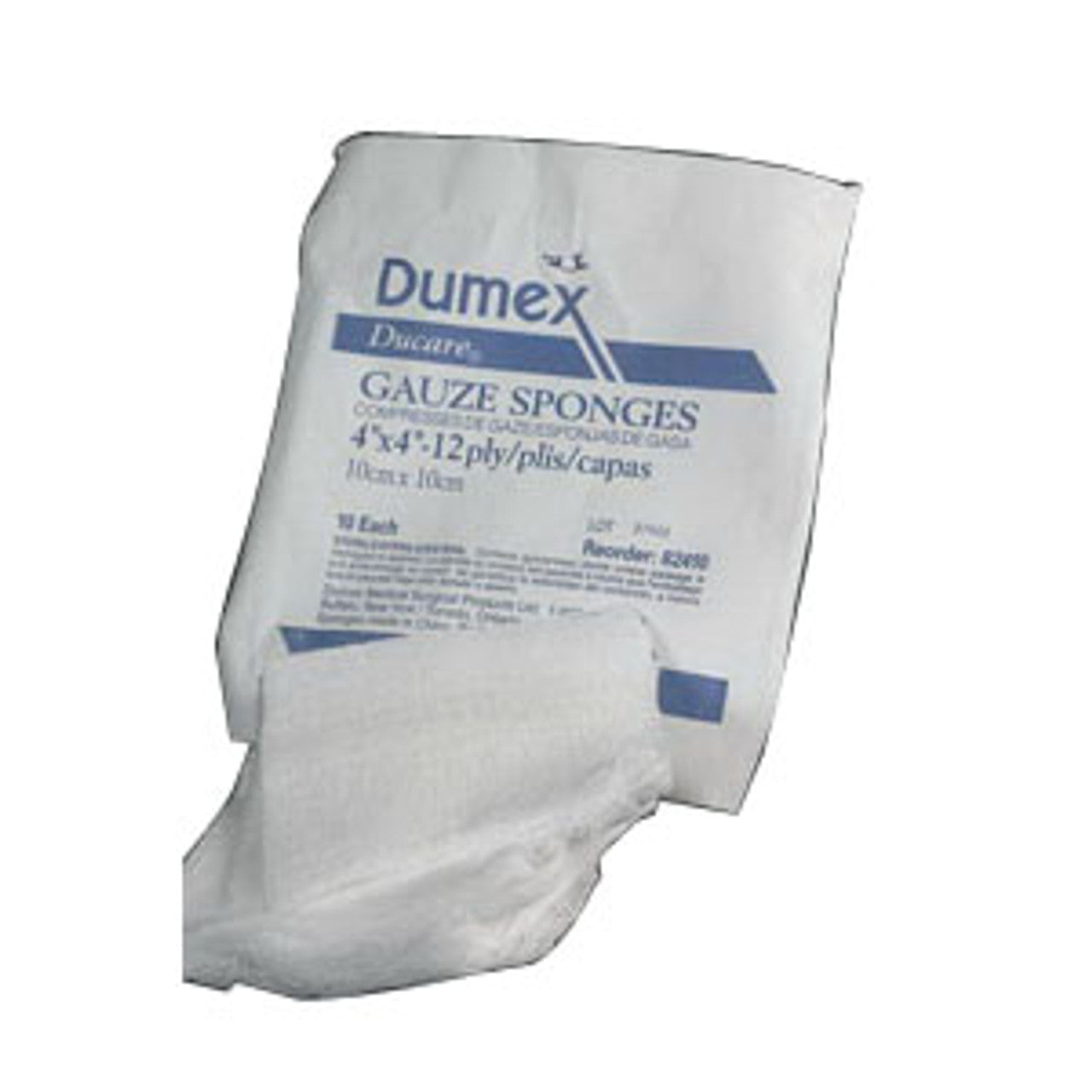 Gauze Sponge, 3" x 3", 8-Ply, Non-Sterile, 4000/cs