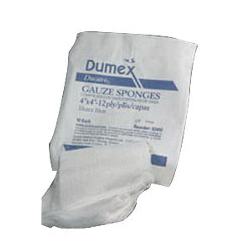 Gauze Sponge, Woven, 8" x 4", 12-Ply, H-Fold,  Non-Sterile, 200/slv, 10 slv/cs (2000/cs)