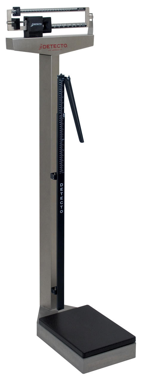 Physician's Scale, Stainless Steel, Weigh Beam, 180 kg X 100 G, Height Rod (DROP SHIP ONLY)