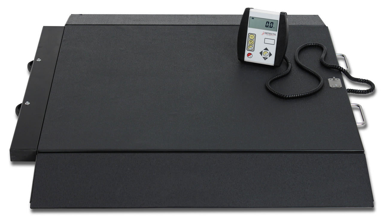 Wheelchair Scale, Portable, Digital, 1000 lb x .2 lb / 450 kg x .1 kg, BT / WiFi (DROP SHIP ONLY)