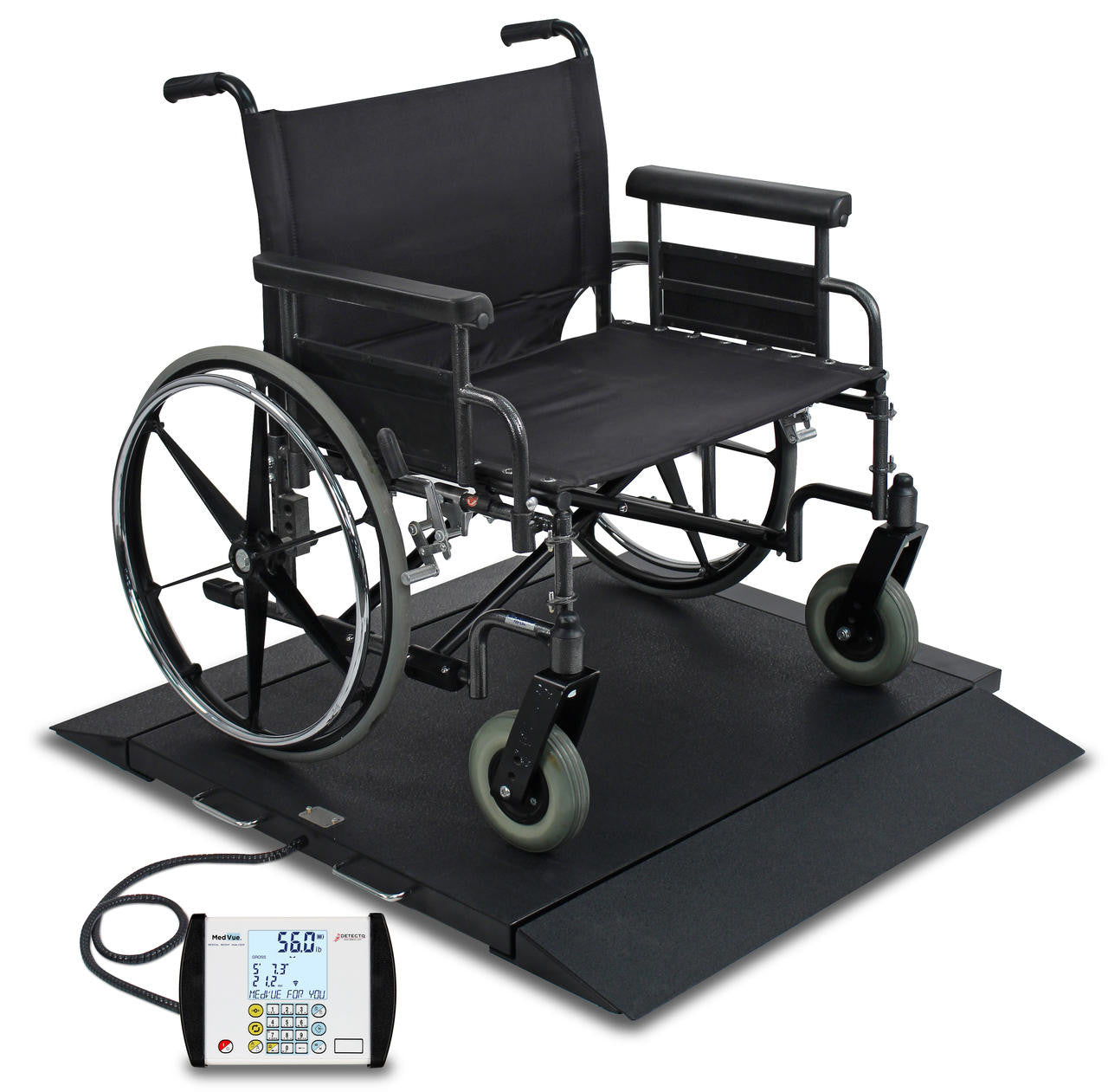 Portable Bariatric Wheelchair Scale, w/ Bluetooth & Wifi (DROP SHIP ONLY)
