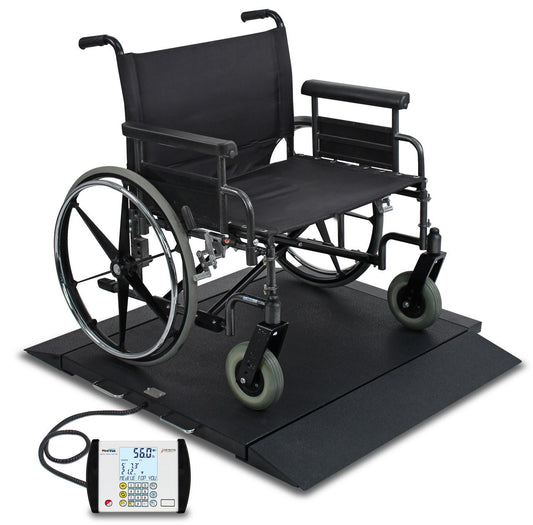 Portable Bariatric Wheelchair Scale, w/ Bluetooth, Wifi & AC Adapter (DROP SHIP ONLY)