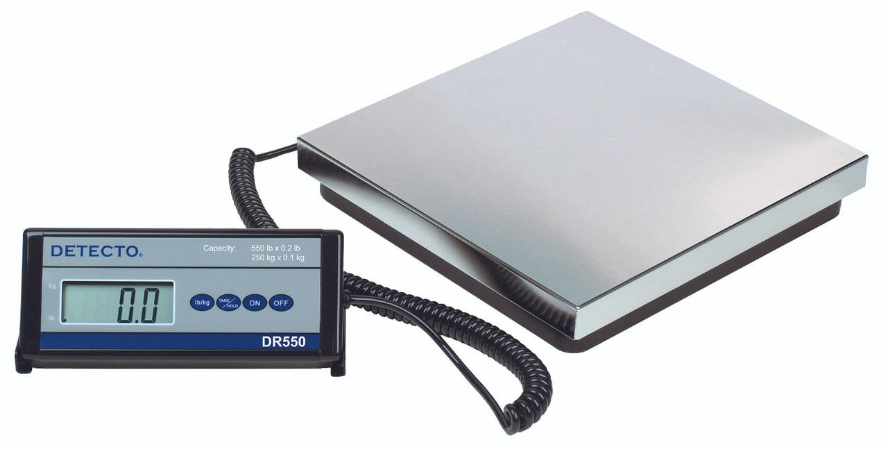 Healthcare Scale, Digital, 550 lb X .2 lb / 250 kg X .1 kg (DROP SHIP ONLY)