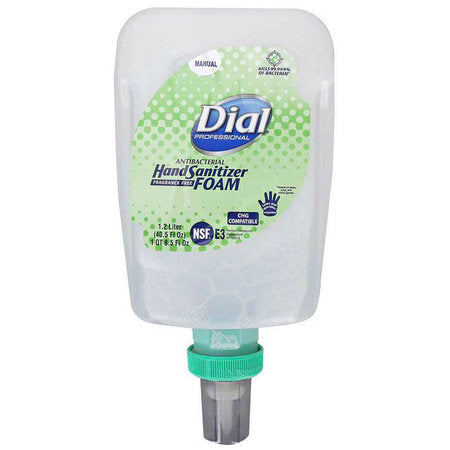 Foam Hand Sanitizer, FIT Manual, 1.2 Liter Refill, 3/cs (Item is considered HAZMAT and cannot ship via Air or to AK, GU, HI, MP, PR, VI)