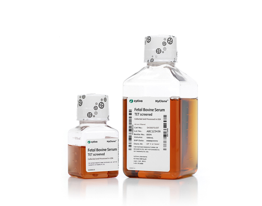 HyClone Characterized Fetal Bovine Serum (FBS), 500 mL, Tetracycline Screened (Ships on Dry Ice) (Item is Non-Returnable) (DROP SHIP ONLY)