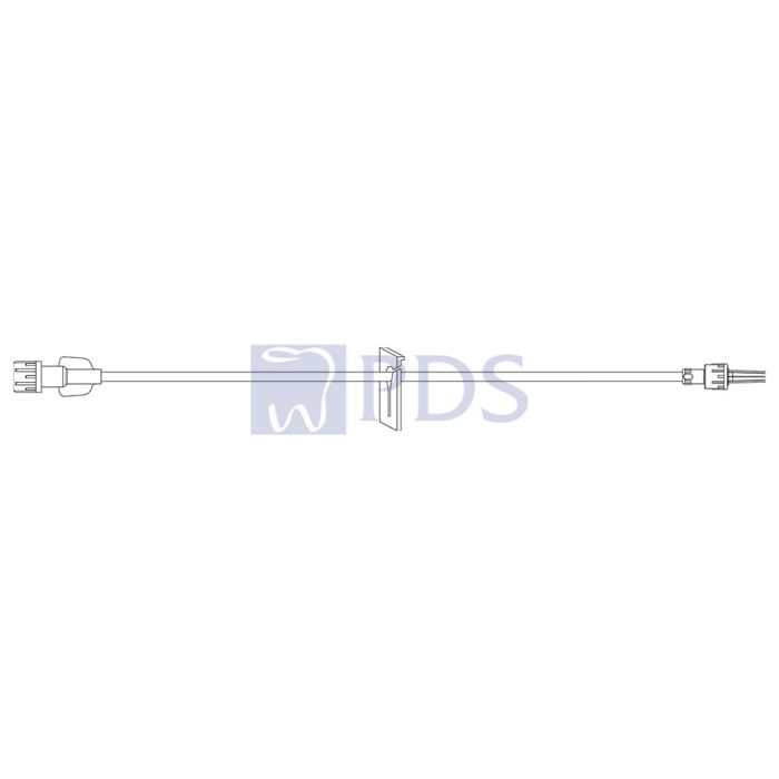 Extension Set, Minibore, Removable Slide Clamp, Spin Male Luer Lock, Not Made w/ DEHP, 60" Length, 1.8 ml PV, Sterile, 50/cs (Continental US Only) (Drop Ship Requires Pre-Approval)