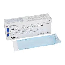 Sterilization Pouch Self Seal 3.5 in x 5.25 in 200/Bx, 6 BX/CA (1124857)