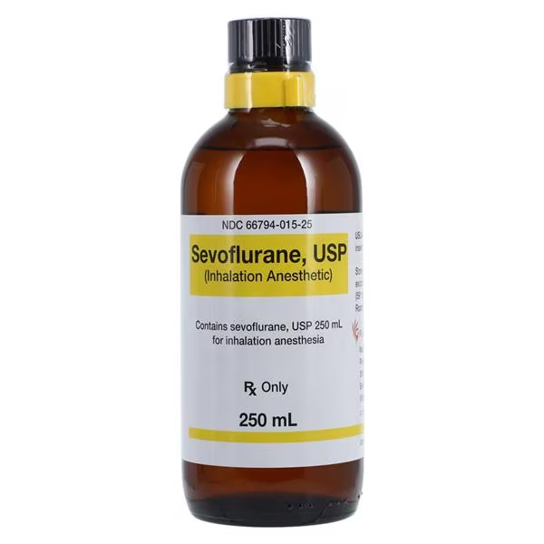 Sevoflurane Inhalation Solution 100% Bottle 250mL Each (66794001525)