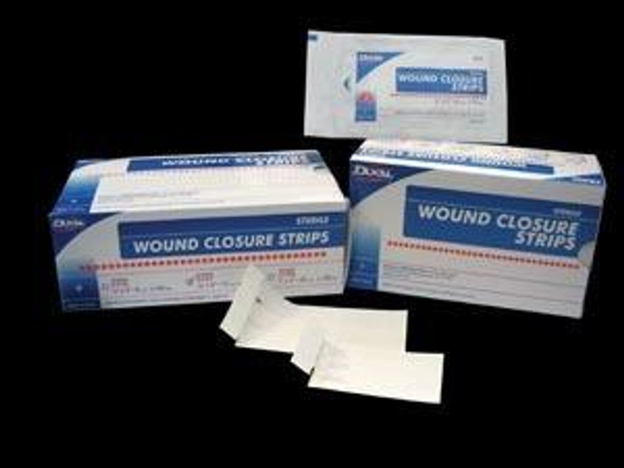 Wound Closure Strip, Non-Sterile, 1" x 4", 2/card, 500 cd/bx