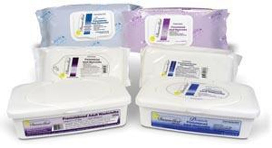 Pre-Moistened Washcloth, 8" x 10", Scented, 100/pk, 6 pk/cs