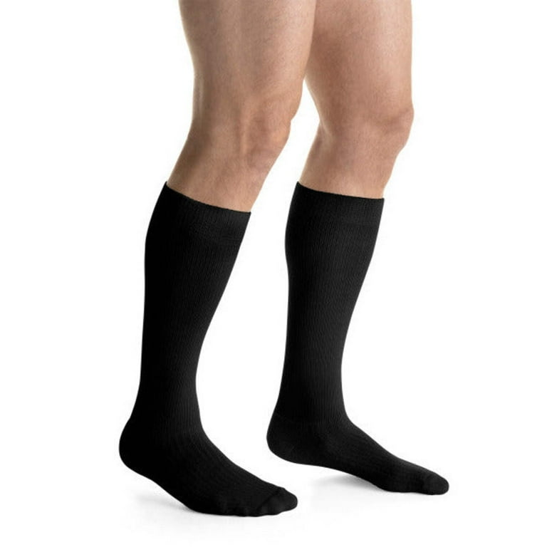 Compression Sock, Knee High, 30-40 mmHG, Closed Toe, Cool White, Large (Continental US Only)