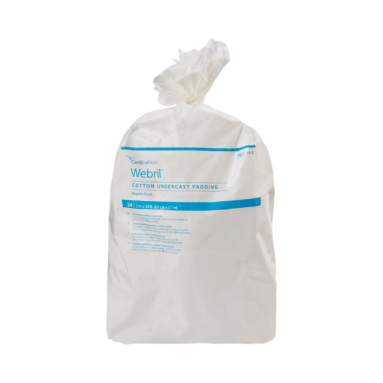 Undercast Padding, Cotton, Non-Sterile, 2" x 4 yds, 24/bg, 3 bg/cs (Continental US Only)