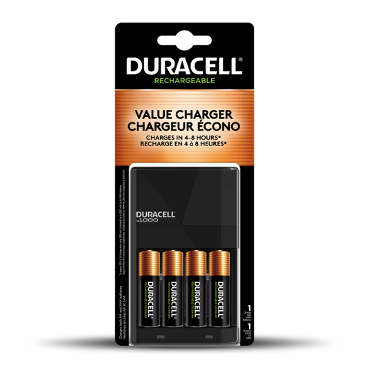 Charger, 1000 Ion Speed, w/ AA Pre-Charged Batteries, 4/cs