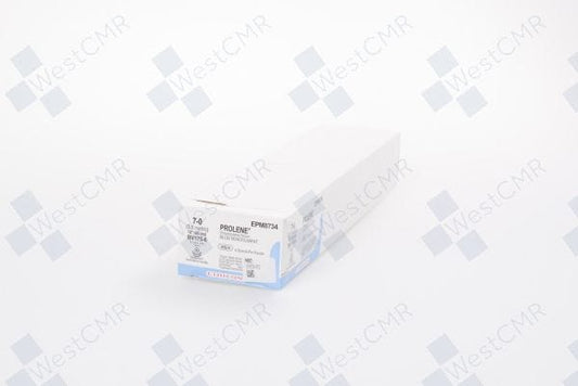 Suture, Blue, Double Armed, 4"x 18", Everpoint Cardiovascular Needle, BV175-6, 1 dz/bx (Continental US Only)