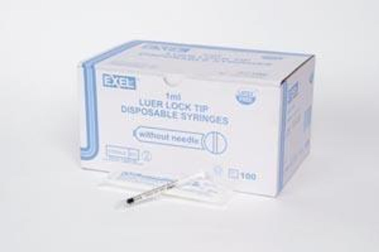 Syringe Only, 1c, TB Luer Lock, Non-Sterile, Bulk, 4000/cs