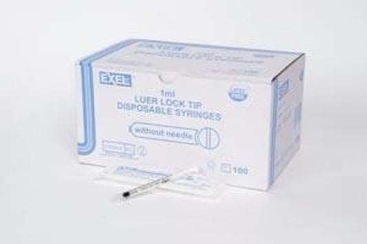 Syringe Only, 1c, TB Luer Lock, Non-Sterile, Bulk, 4000/cs