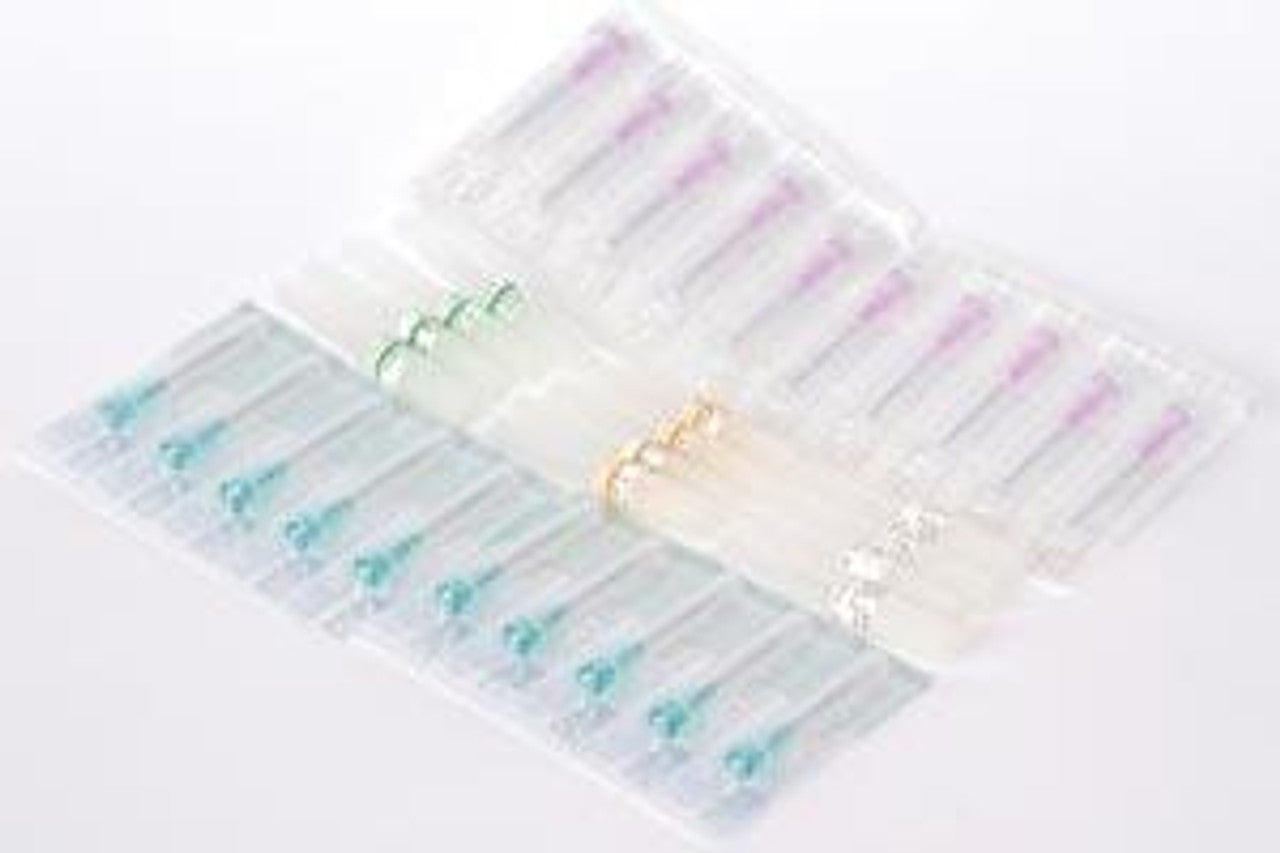 Regular Bevel, 32G x _", Soft Pack, 100/bx