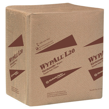 WYPALL L20 Wipers, Tan, 12_" x 14.4", Quarterfold, 68/bx, 12 bx/cs (Products cannot be sold on Amazon.com or any other 3rd party site) (To Be DISCONTINUED) (US Only)