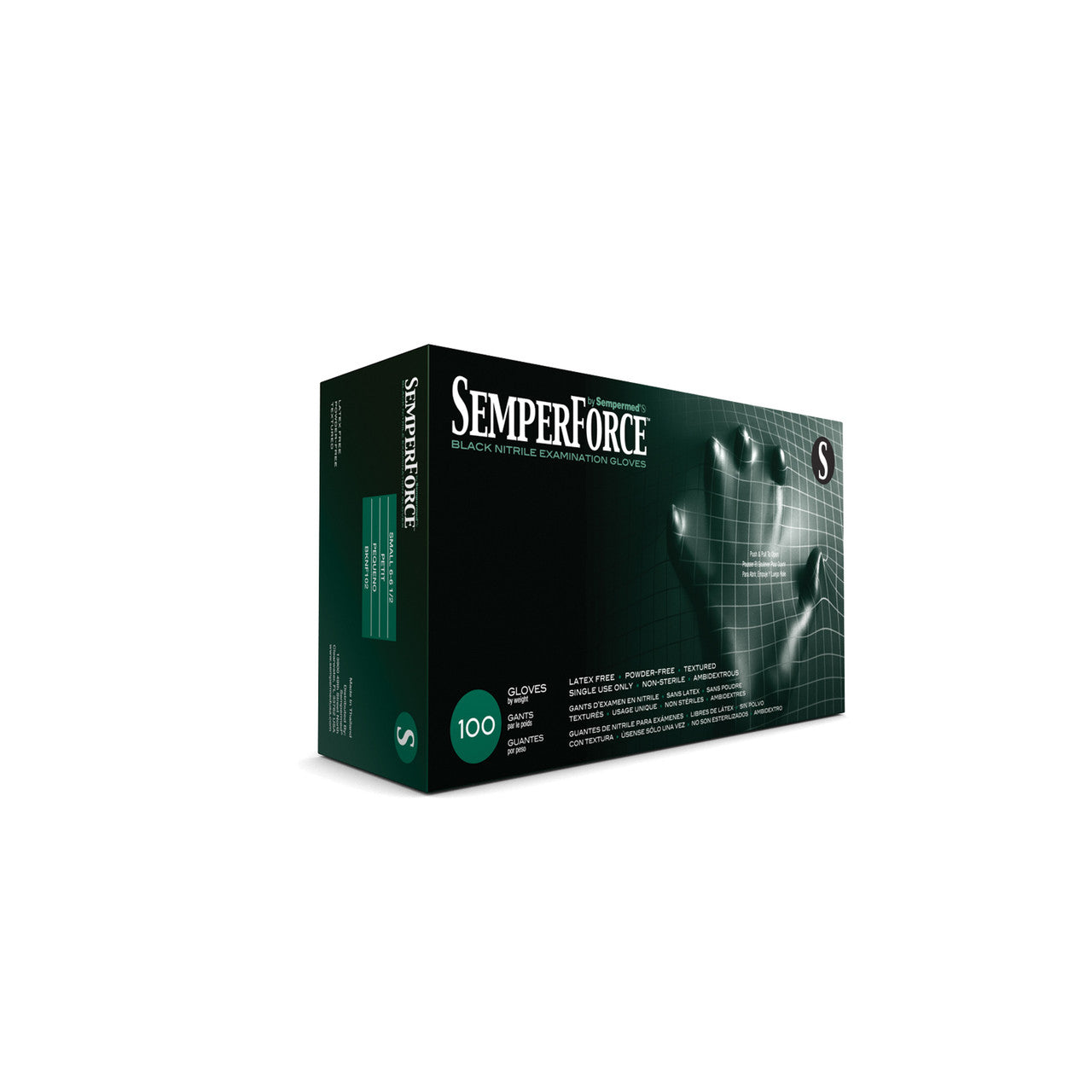 Exam Glove, Nitrile, Small, Blue, 100/bx, 10 bx/cs
