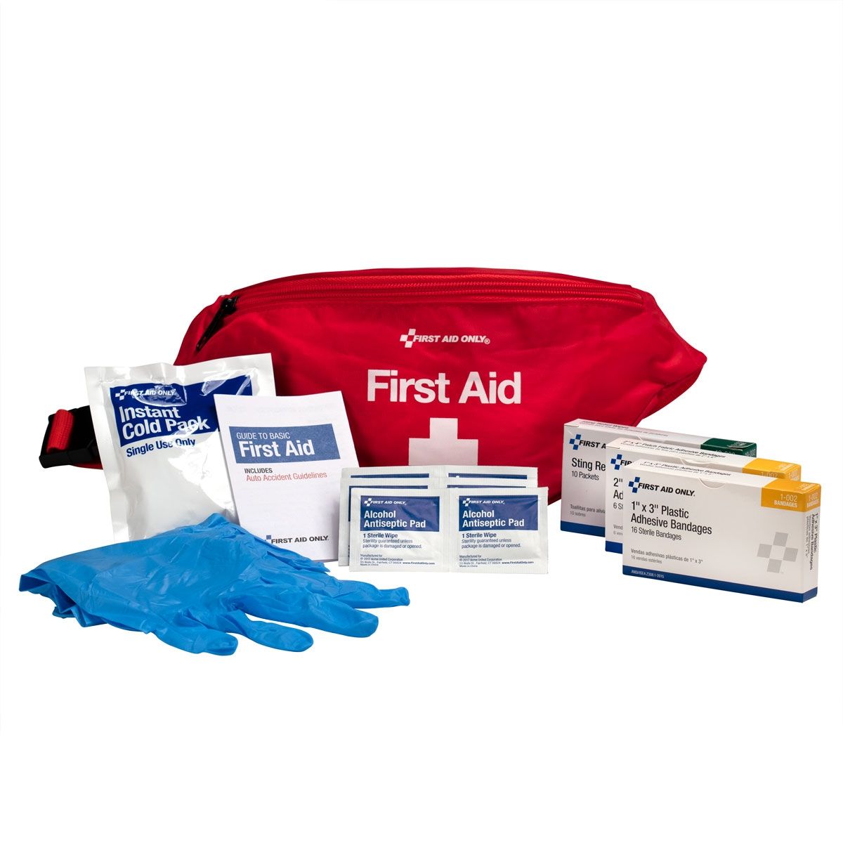 First Aid Kit Fanny Pack, Fabric Case (DROP SHIP ONLY - $150 Minimum Order)
