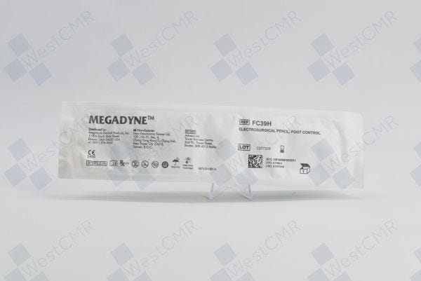 Foot Control Pencil, Stainless Steel Cautery Tip & Holster, 50/bx (Continental US Only)