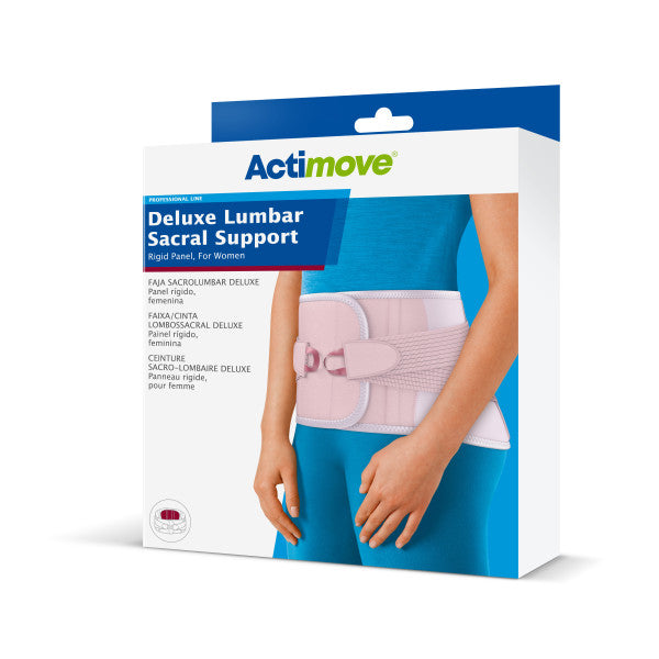 Actimove Lumbar Sacral Support, Deluxe, Women, Lavender, Medium (Continental US Only)