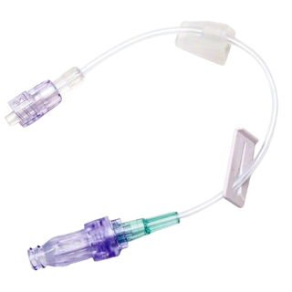 Extension Set, Female Luer Lock Connector, Spin-Lock Connector, 22ml PV, 145" Length, Single-Use, Sterile, 50/cs