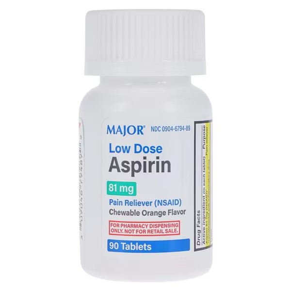 Aspirin 81mg Orange 90/Bt (701002)