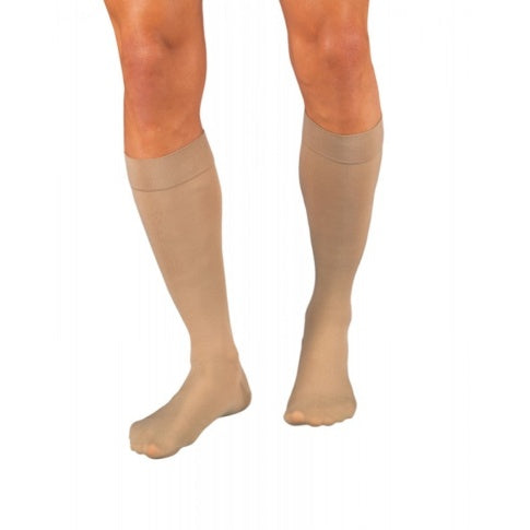 Compression Stocking, Knee High, 15-20mmhg, X-Large, Full Calf, Black, Closed Toe, 1/pr (Continental US Only)