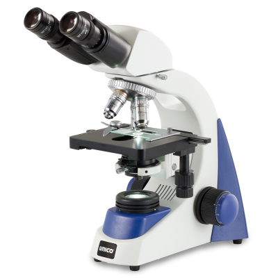 Microscope, Binocular, 10X Widefield Eyepiece, 4X, 10X, 40X, 100X, Infinity Plan, NA 1.25 Condenser, Iris Diaphragm, Mechanical Stage, LED Illumination, 3 Watt LED Bulb, Coaxial Focusing (US Only) (DROP SHIP ONLY)