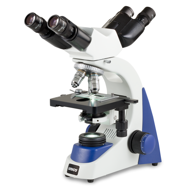 Microscope, Dual Binocular, 10X Widefield Eyepiece, 4X, 10X, 40X, 100X, Infinity Achromat, NA 1.25 Condenser, Iris Diaphragm, Mechanical Stage, LED Illumination, 3 Watt LED Bulb, Coaxial Focusing (US Only) (DROP SHIP ONLY)