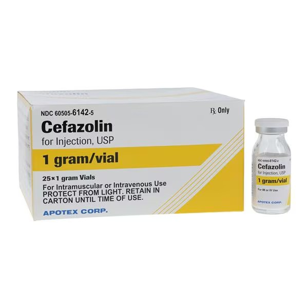 Cefazolin Injection 1gm/vl Powder Vial 10mL 25/Package (60505614205)
