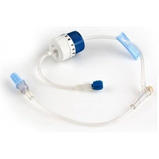 Extension Set, Control-A-Flo Regulator, Interlink Injection Site, Male Luer Lock Adapter with Retractable Collar, 3.3 ml, 19" Length, Non-Pyrogenic, Contains DEHP, Sterile Fluid Path, 48/cs (Rx) (Continental US Only)  (Product Access Restricted. Check with your sales rep to verify eligibility)