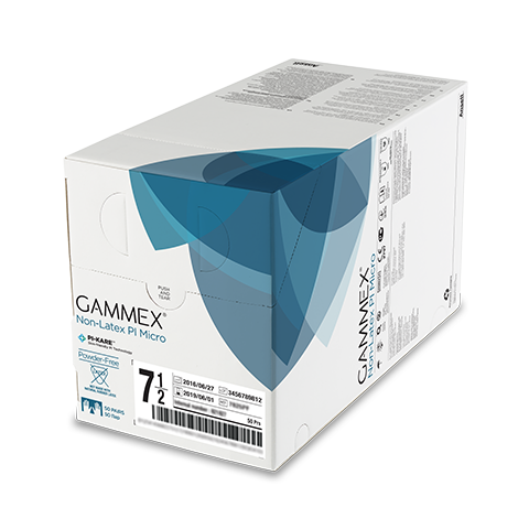 Gammex PI Micro Glove, Polyisoprene, Size 5.5, Powder-Free, White, Non-Latex, 50 pr/bx, 4 bx/cs (US Only) (For Sale to Authorized NovaPlus Customers Only)