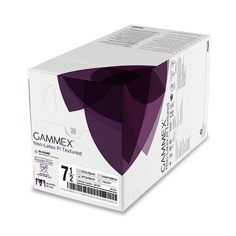 Gammex PI Glove, Polyisoprene, Textured, Size 5.5, Non-Latex, 50 pr/bx, 4 bx/cs (US Only) (For Sale to Authorized NovaPlus Customers Only)