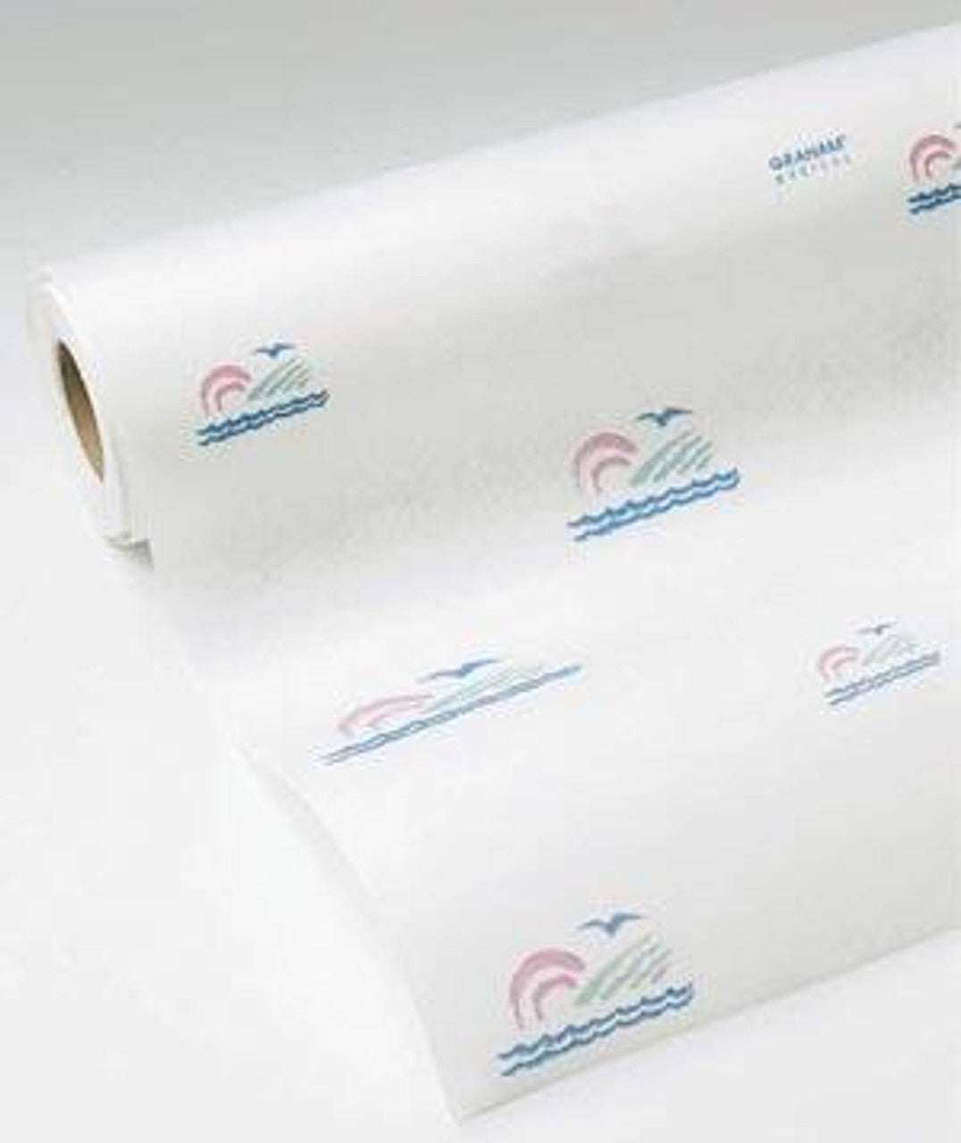 SpaEssentials Smooth Waxing Table Paper, White, 27" x 225', w/o Inner Wrap or Label, 12/cs