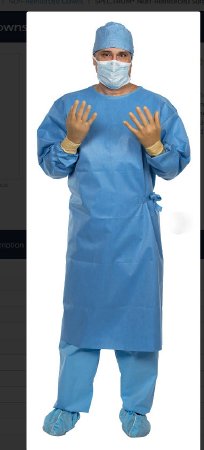 Surgical Gown, Non-Reinforced, X-Large, with Towel, Standard Length, Sterile, 28/cs (US Only)
