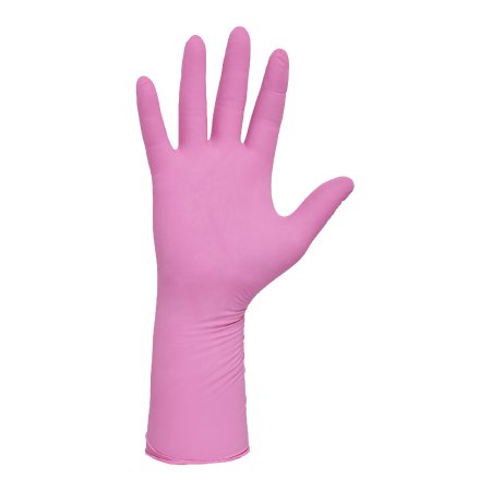 UNDERGUARD Nitrile Exam Gloves, Pink, Powder-Free, X-Large, 1000/cs