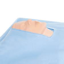 EENT Split Drapes, 3" x 31" Split, Non-Sterile, Fabric Reinforcement, 35/cs (US Only)