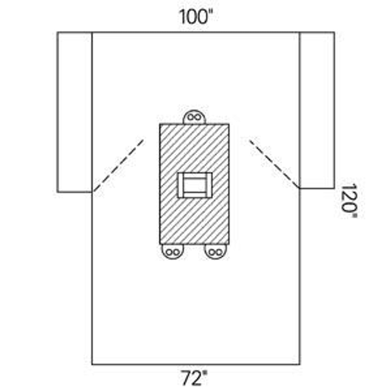 Minor Procedure Fenestrated Drape, Absorbent, 19" x 12", Non-Sterile, 125/cs (US Only) (96 cs/plt)