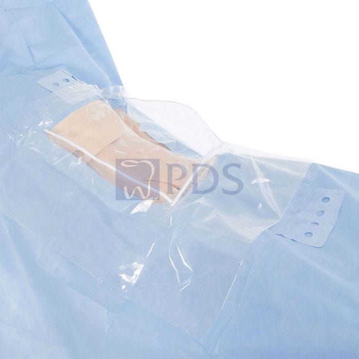 C-Section Fluid Collection Drape II, 100" x 72" x 120", Sterile, 8/cs (US Only)