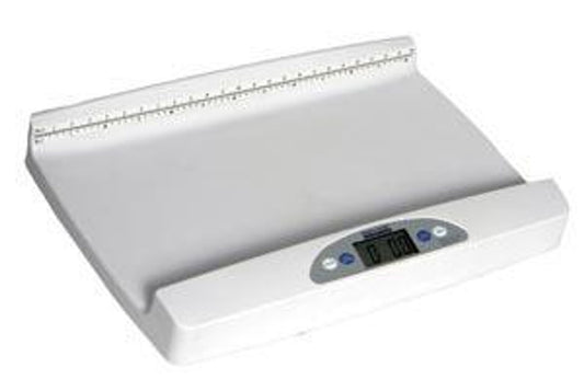 Digital Scale w/ Cart, Pediatric, Capacity: 44lb, Seat Tray Size: 24 7/8" x 13" x 1 3/8" *POWER ADAPTER NOT INCLUDED* (DROP SHIP ONLY)