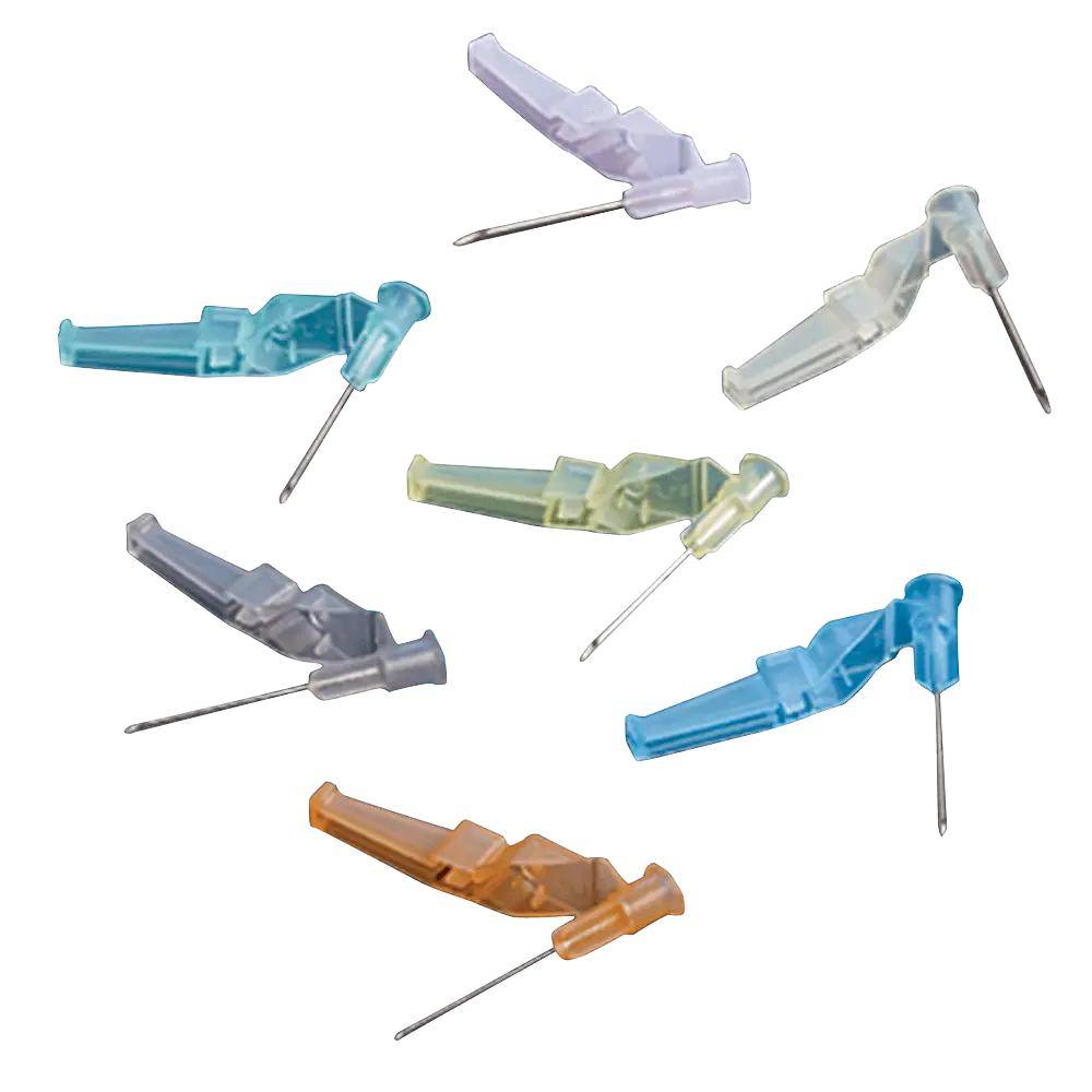 Needle, Safety, Edge Hypodermic, 209G x 1_", Yellow, 100/bx, 10 bx/cs (US Only)