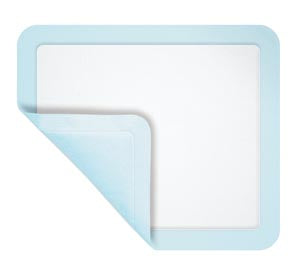 Gental Tack Silicone Foam, Bordered, Absorbent Dressing, 3.15" x 3.15", HCPS A6212, Sterile, 10/bx, 4bx/cs